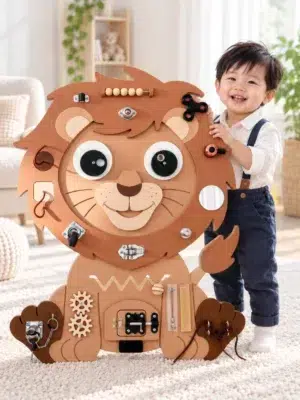 tablica manipulacyjna lew z chlopcem 3