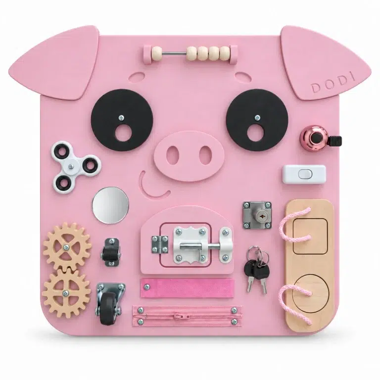 Tablica manipulacyjna Świnka DODI Quadro 46cm