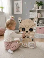 Tablica manipulacyjna dla rocznego dziecka Tudli Lama