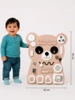 Tablica manipulacyjna dla rocznego dziecka Tudli Miś